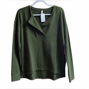 Women’s Jag Sweatshirt Tina Pullover Brushed Terry V-Neck